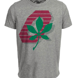 Ohio State Buckeyes Retro 1987 Artwork Heather Gray Sublimated T-Shirt