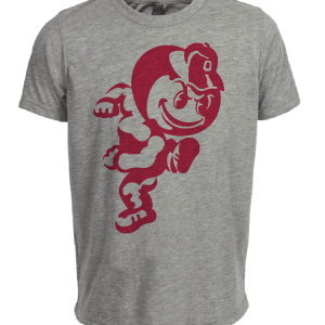 Ohio State Buckeyes Retro 1987 Artwork Heather Gray Sublimated T-Shirt