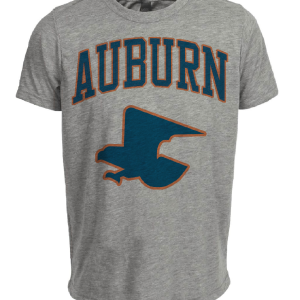 Auburn Tigers Retro 1980 Artwork Heather Gray Sublimated T-Shirt