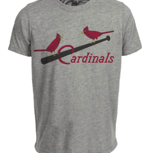 St. Louis Cardinals Retro Baseball 1922 Artwork Heather Gray Sublimated T-Shirt