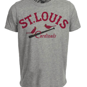 St. Louis Cardinals Retro Baseball 1922 Artwork Heather Gray Sublimated T-Shirt