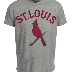 St. Louis Cardinals Retro Baseball 1927 Artwork Heather Gray Sublimated T-Shirt