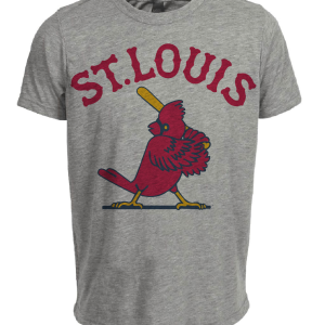 St. Louis Cardinals Retro Baseball 1956 Artwork Heather Gray Sublimated T-Shirt