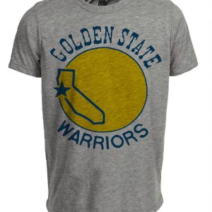 Golden State Warriors Retro Basketball 1971 Artwork Heather Gray Sublimated T-Shirt