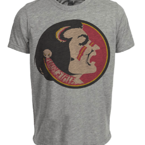 Florida State Seminoles Retro 1976 Artwork Heather Gray Sublimated T-Shirt