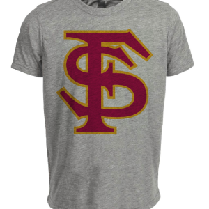 Florida State Seminoles Retro 1985 Artwork Heather Gray Sublimated T-Shirt