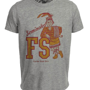 Florida State Seminoles Retro 1956 Artwork Heather Gray Sublimated T-Shirt