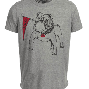 Georgia Bulldogs Retro 1945 Artwork Heather Gray Sublimated T-Shirt
