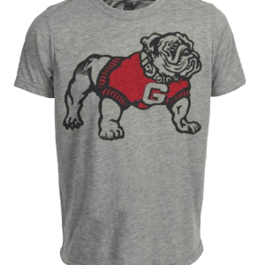 Georgia Bulldogs Retro 1982 Artwork Heather Gray Sublimated T-Shirt