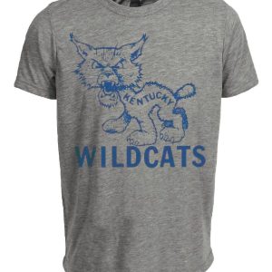 Kentucky Wildcats Retro 1965 Artwork Heather Gray Sublimated T-Shirt