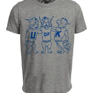 Kentucky Wildcats Retro 1955 Artwork Heather Gray Sublimated T-Shirt