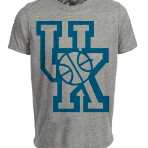 Kentucky Wildcats Retro 1986 Artwork Heather Gray Sublimated T-Shirt