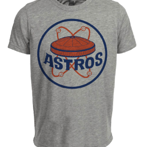 Houston Astros Retro Baseball 1972 Artwork Heather Gray Sublimated T-Shirt