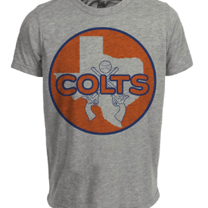 Houston Colts .45s Retro Baseball 1963 Artwork Heather Gray Sublimated T-Shirt