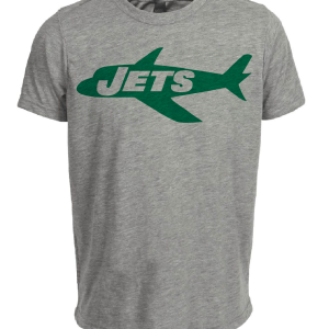 New York Jets Retro Football 1963 Artwork Heather Gray Sublimated T-Shirt