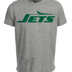 New York Jets Retro Football 1978 Artwork Heather Gray Sublimated T-Shirt