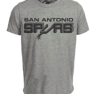 San Antonio Spurs Retro Basketball 1976 Artwork Heather Gray Sublimated T-Shirt