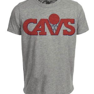 Cleveland Cavaliers Cavs Retro Basketball 1985 Artwork Heather Gray Sublimated T-Shirt