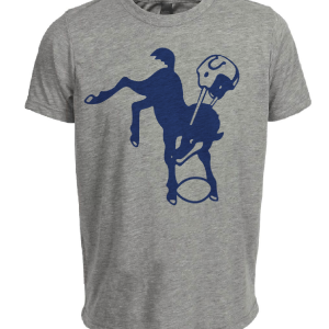 Baltimore Colts Retro Football 1961 Artwork Heather Gray Sublimated T-Shirt