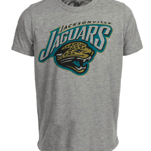 Jacksonville Jaguars Retro Football 1995 Artwork Heather Gray Sublimated T-Shirt