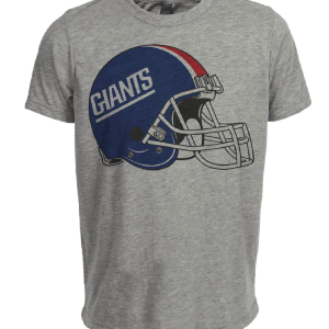 New York Giants Vintage Retro Football Helmet 1976 Artwork Heather Gray Sublimated T-Shirt