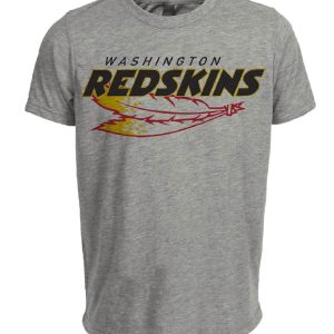 Washington Redskins Retro Football 1982 Artwork Heather Gray Sublimated T-Shirt