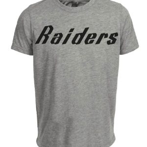 Oakland Raiders Retro Football 1963 Artwork Heather Gray Sublimated T-Shirt
