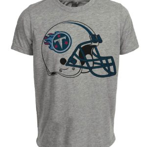 Tennessee Titans Retro Football 1999 Artwork Heather Gray Sublimated T-Shirt