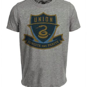 Philadelphia Union Retro Soccer Heather Gray Sublimated T-Shirt