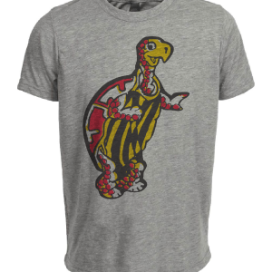 Maryland Terrapins Retro 1953 Artwork Heather Gray Sublimated T-Shirt