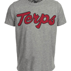 Maryland Terrapins Retro 1982 Artwork Heather Gray Sublimated T-Shirt