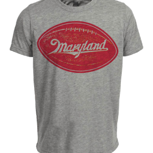 Maryland Terrapins Retro 1955 Artwork Heather Gray Sublimated T-Shirt