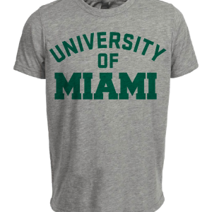 Miami Hurricanes Retro 1946 Artwork Heather Gray Sublimated T-Shirt