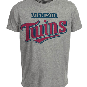 Minnesota Twins Retro Baseball 1986 Artwork Heather Gray Sublimated T-Shirt