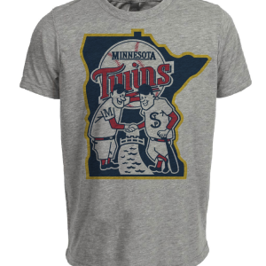 Minnesota Twins Retro Baseball 1978 Artwork Heather Gray Sublimated T-Shirt