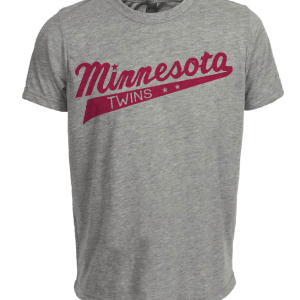 Minnesota Twins Retro Baseball 1963 Artwork Heather Gray Sublimated T-Shirt