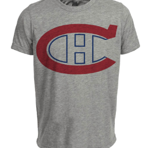Montreal Canadiens Retro Hockey 1921 Artwork Heather Gray Sublimated T-Shirt