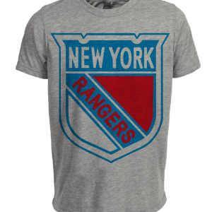 New York Rangers Retro Hockey 1927 Artwork Heather Gray Sublimated T-Shirt