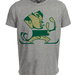 Notre Dame Fighting Irish Retro 1967 Artwork Heather Gray Sublimated T-Shirt