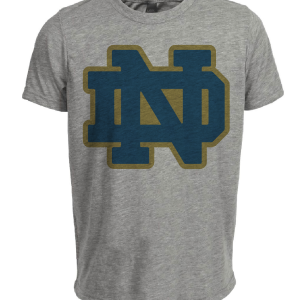 Notre Dame Fighting Irish Retro 1968 Artwork Heather Gray Sublimated T-Shirt