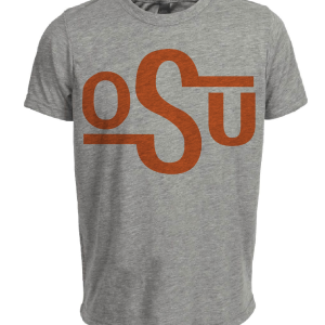 Oklahoma State Cowboys Retro 1975 Artwork Heather Gray Sublimated T-Shirt