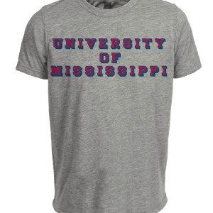 Ole Miss Mississippi Rebels Retro 1977 Artwork Heather Gray Sublimated T-Shirt
