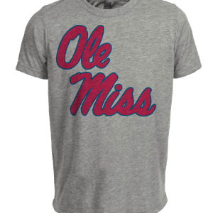 Ole Miss Mississippi Rebels Retro 1983 Artwork Heather Gray Sublimated T-Shirt