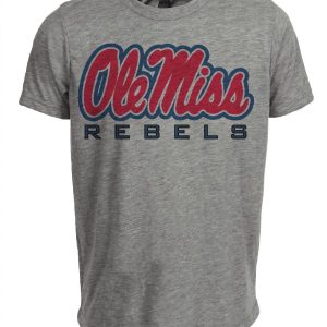 Ole Miss Mississippi Rebels Retro 1975 Artwork Heather Gray Sublimated T-Shirt