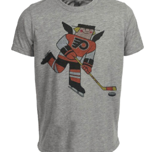 Philadelphia Flyers Retro Hockey 1970 Artwork Heather Gray Sublimated T-Shirt