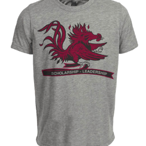 South Carolina Gamecocks Retro 1966 Artwork Heather Gray Sublimated T-Shirt