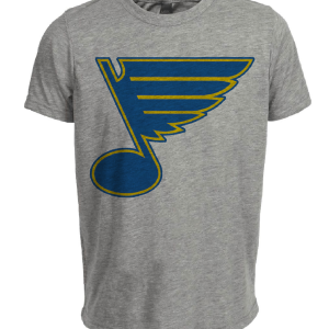 St. Louis Blues Retro Hockey 1967 Artwork Heather Gray Sublimated T-Shirt
