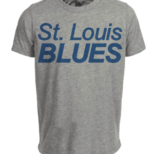 St. Louis Blues Retro Hockey 1969 Artwork Heather Gray Sublimated T-Shirt