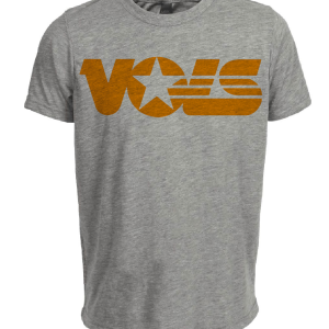 Tennessee Volunteers Retro 1983 Artwork Heather Gray Sublimated T-Shirt