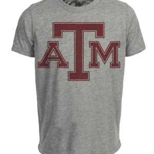 Texas A&M Aggies Retro 1981 Artwork Heather Gray Sublimated T-Shirt